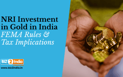NRI Investment in Gold in India – FEMA Rules & Tax Implications